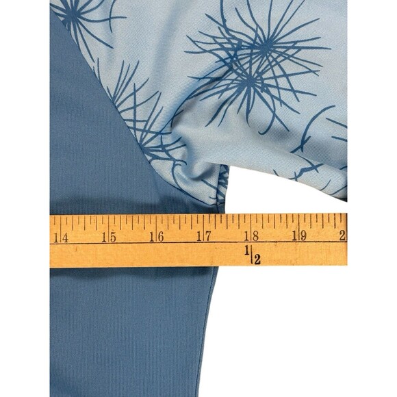 Patagonia Performance Base Layer Capilene Women's S Blue Geometric Long Sleeve - Picture 10 of 13
